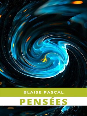 cover image of Pensees